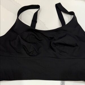 VSX Women's Black Sports Bra cross back